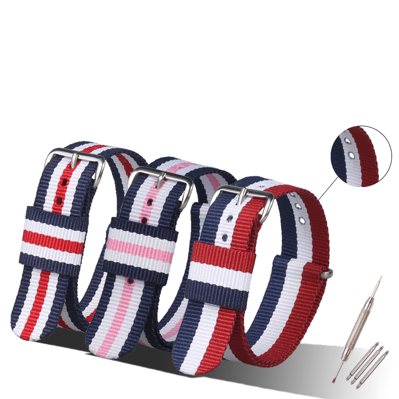 Watch Strap for DW Nylon Strap - Curved Spring Bar 评论和价格