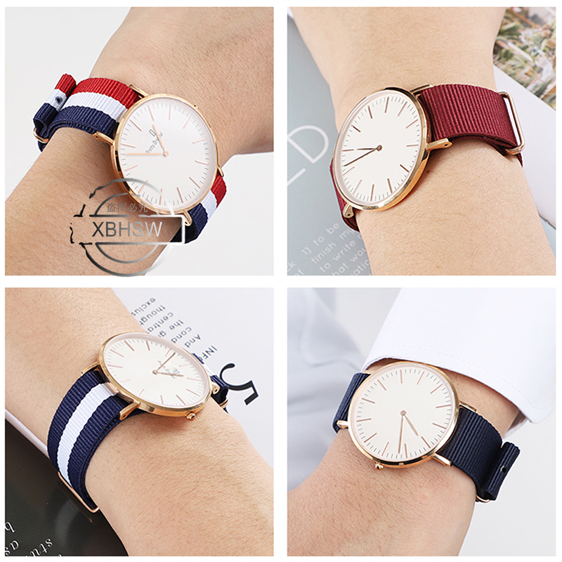 Watch Strap for DW Nylon Strap - Curved Spring Bar 评论和价格
