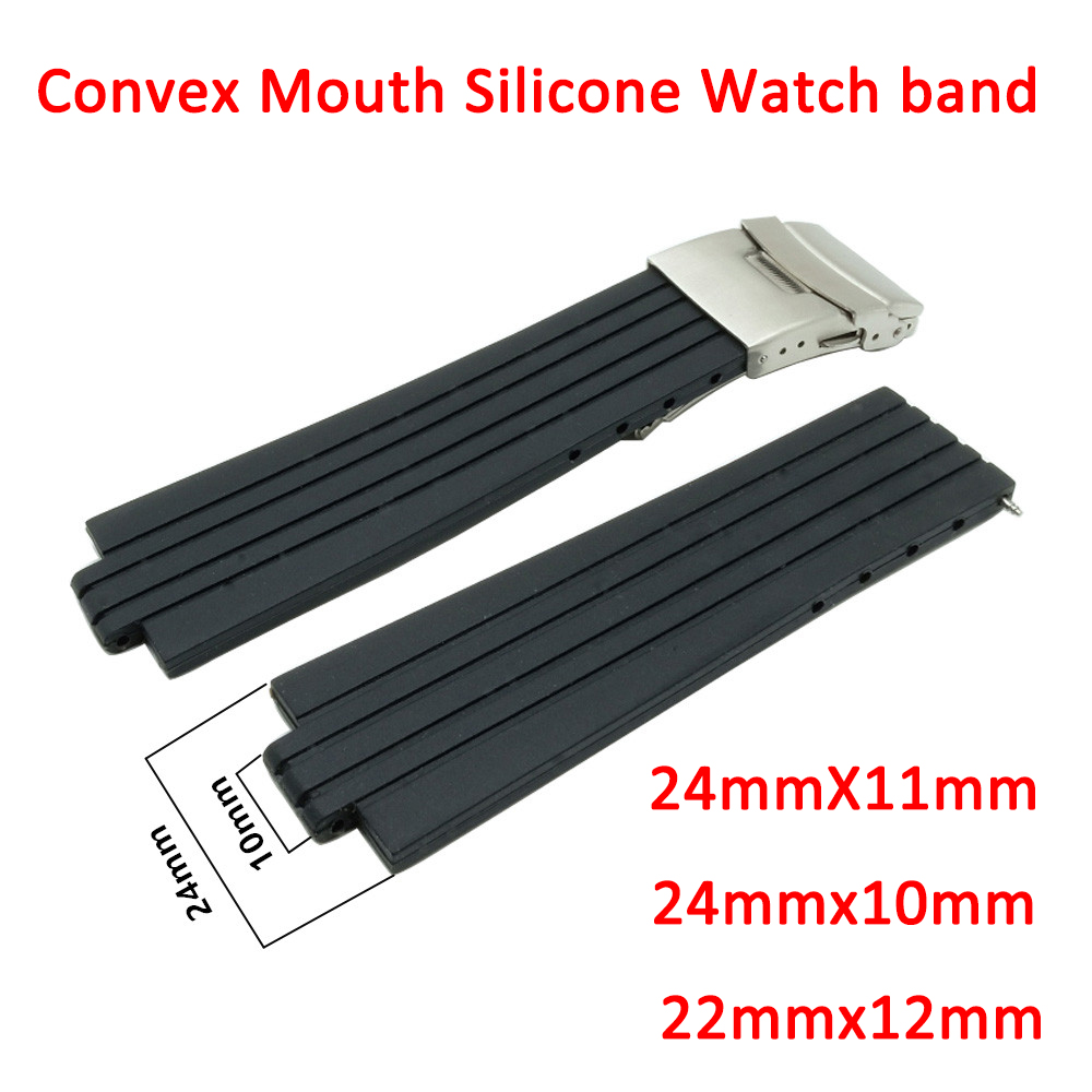 Convex Mouth Wristband Silicon - Cartier Watch Ballon Bleu 评论和价格