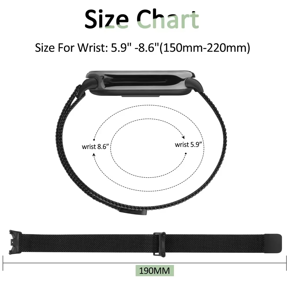 Metal Milanese Loop Strap For  - Milanese Loop Magnetic 评论和价格