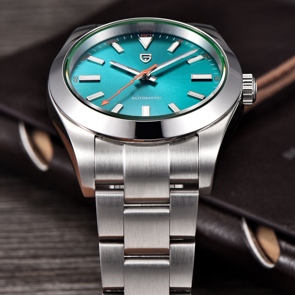 PAGANI DESIGN Green Glass Men' - Seiko Watch Presage 评论和价格