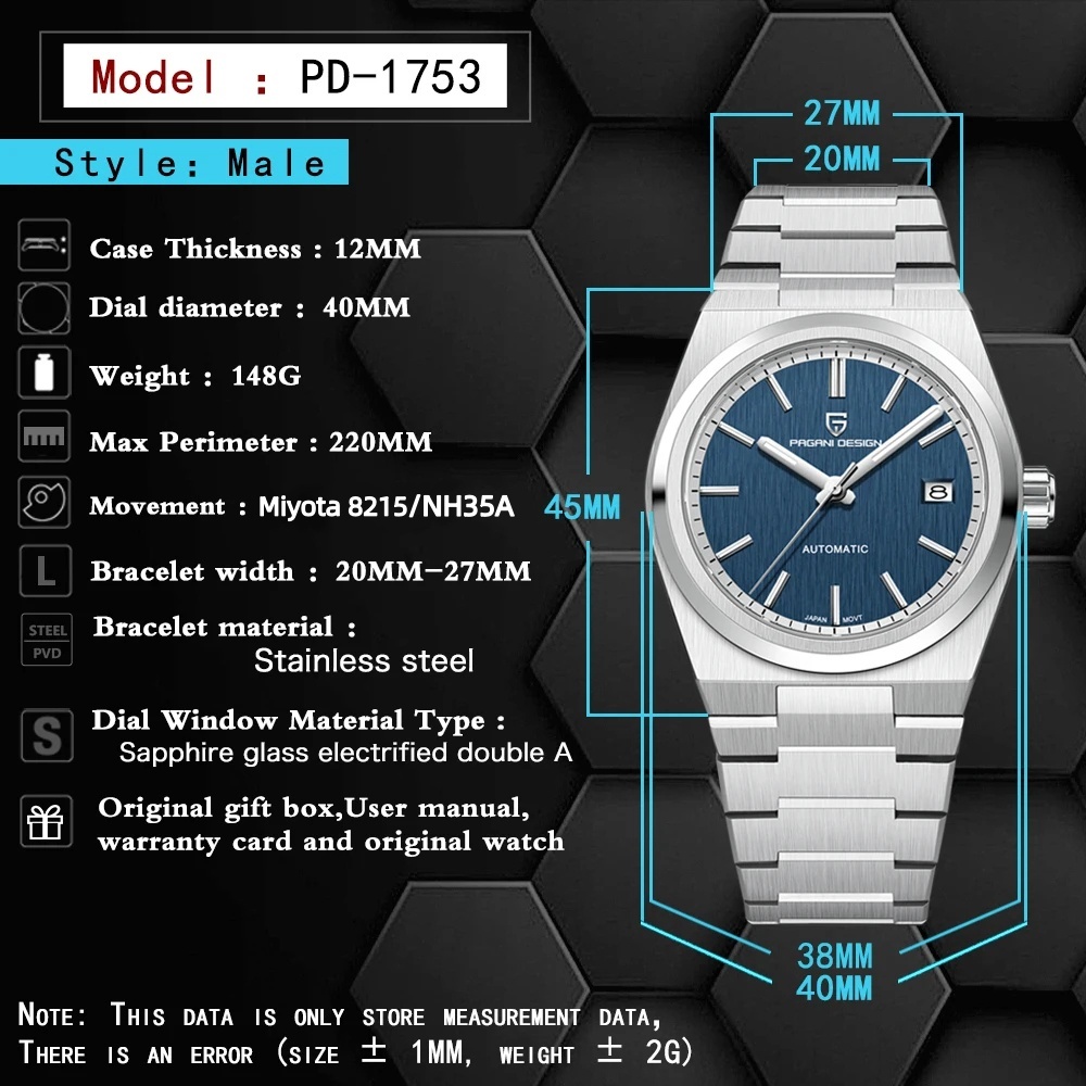 2026 NEW PAGANI DESIGN Men Aut - Seiko Watch Presage 评论和价格
