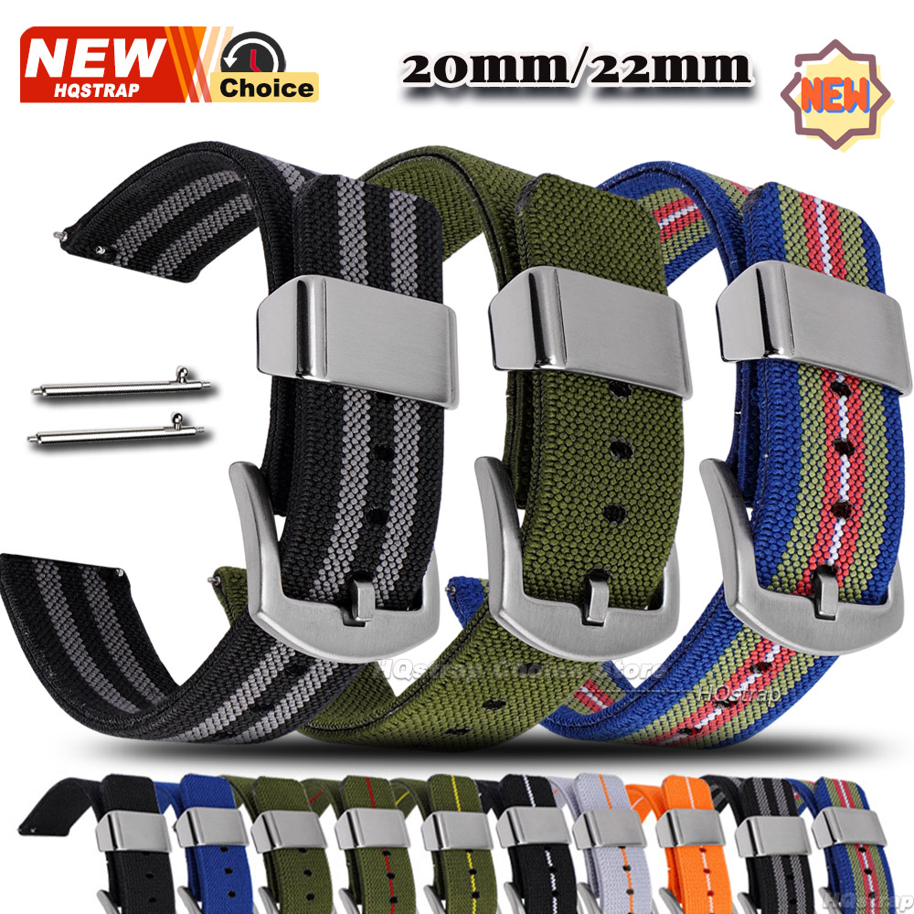 Steel Ring Elastic Nylon Canva - Nato Strap Nylon 评论和价格