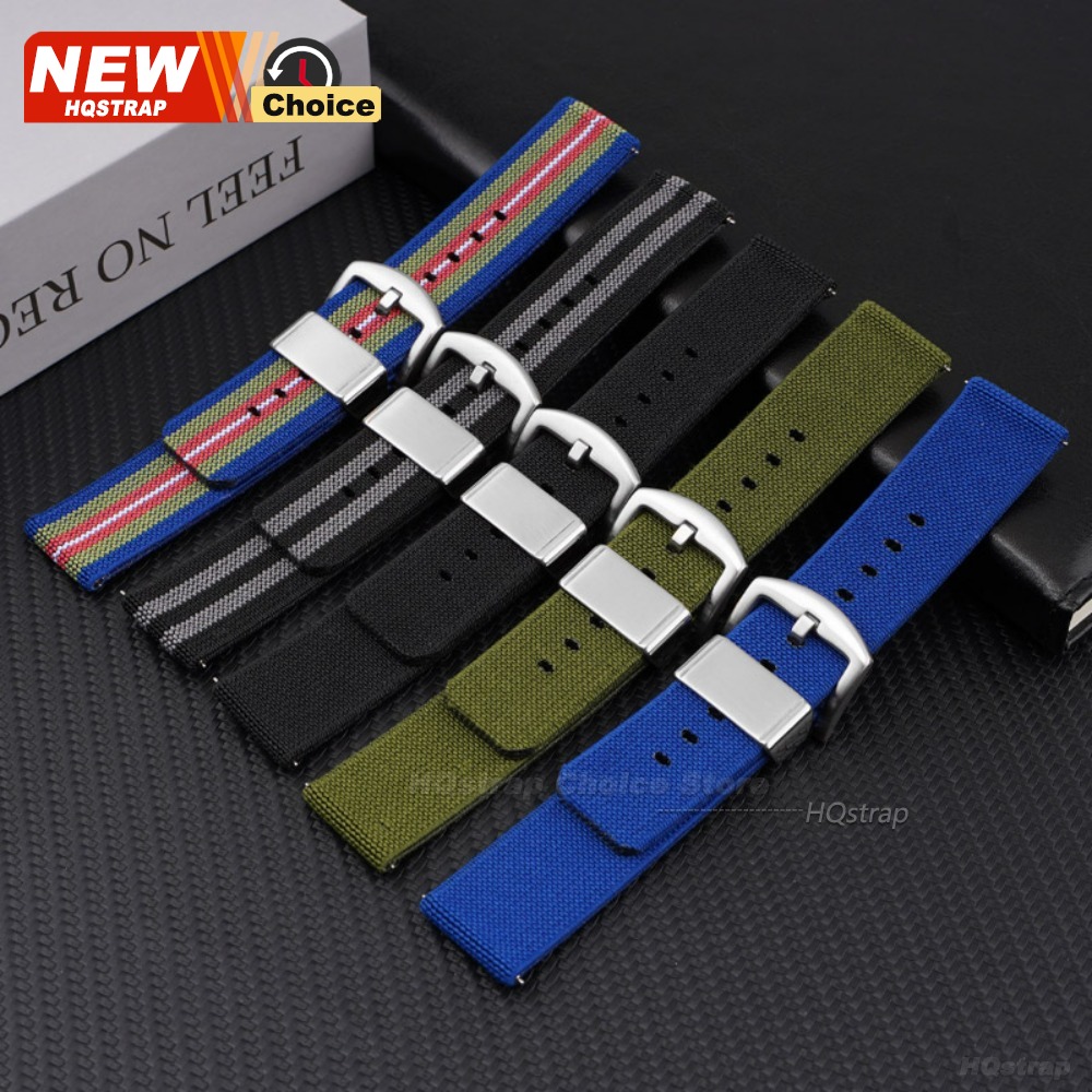 Steel Ring Elastic Nylon Canva - Nato Strap Nylon 评论和价格